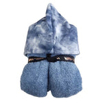 Tiedye Cobalt Blue Boys Hooded Towel
