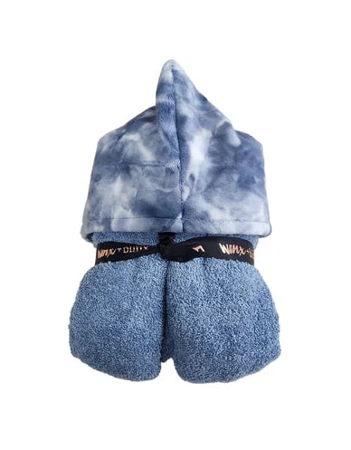 Tiedye Cobalt Blue Boys Hooded Towel
