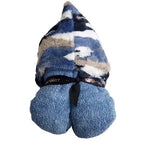 Himalayas Cobalt Blue Boys Hooded Towel