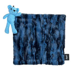 Marble Navy Bear Boys Minky Lovey
