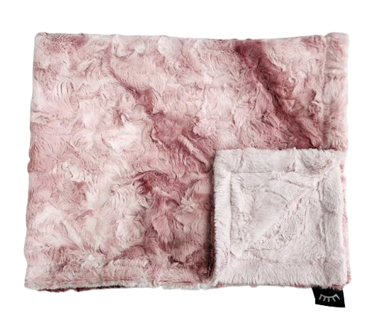 Smokey Rosewater Girls Minky Blanket
