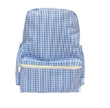 Sky Blue Gingham Backpack