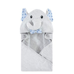 Dapper Elephant Hooded Boy Toddler Towel