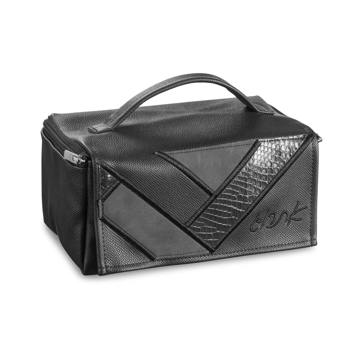 Black Geometric Leather Esrog Case