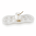 Rosh Hashanah Curve Resin Simanim Tray