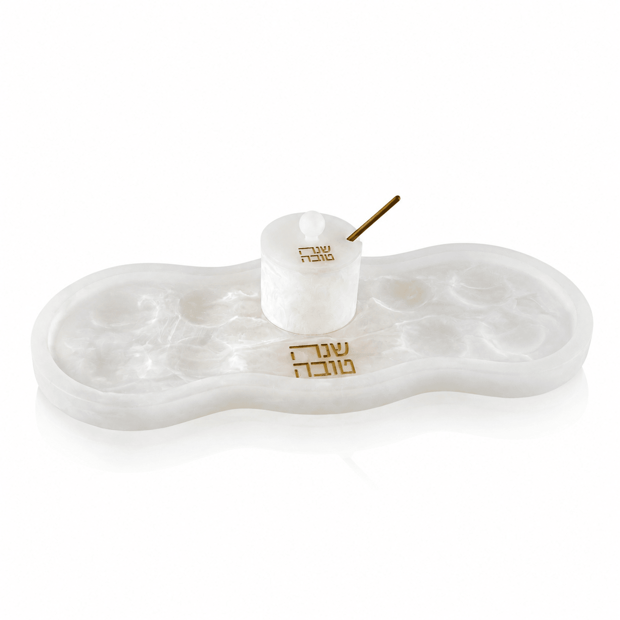 Rosh Hashanah Curve Resin Simanim Tray