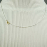 Two Toned Initial Necklace