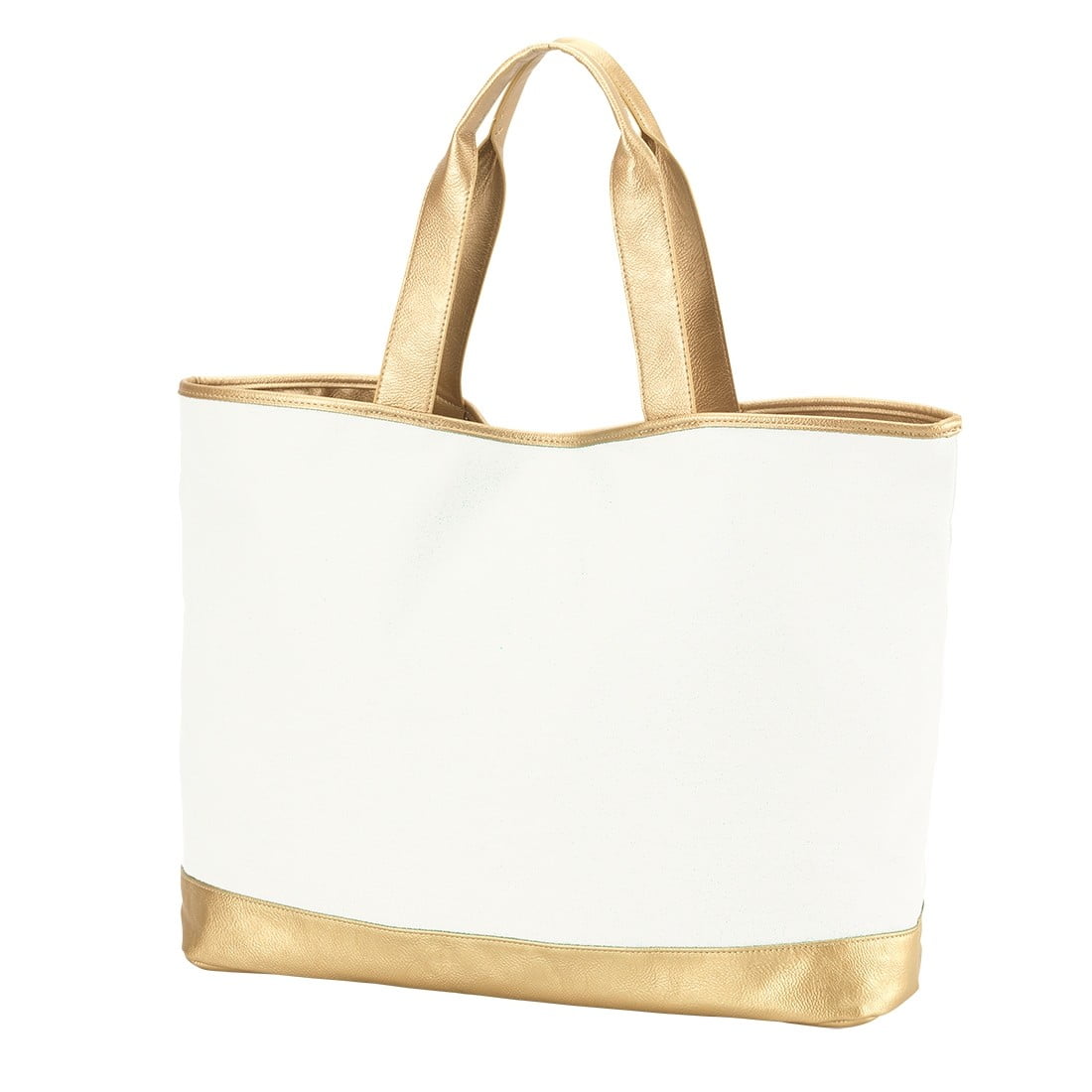 Cream and Gold Tote