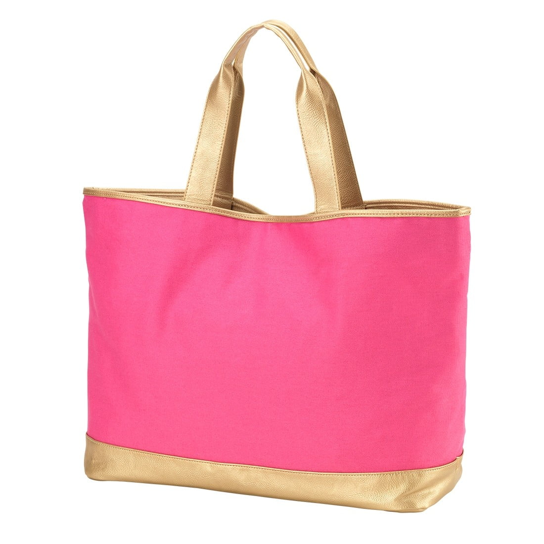 Hot Pink and Gold Tote