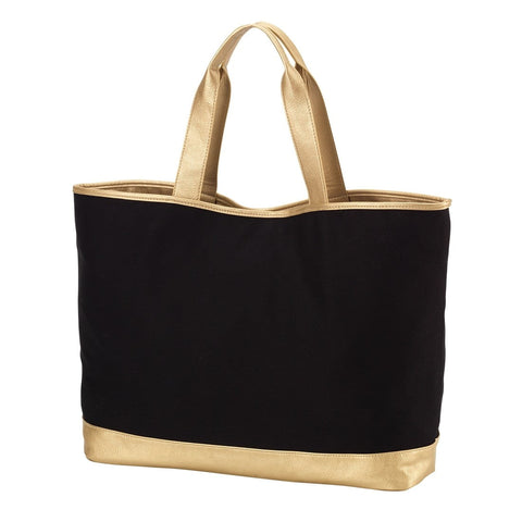 Black and Gold Tote