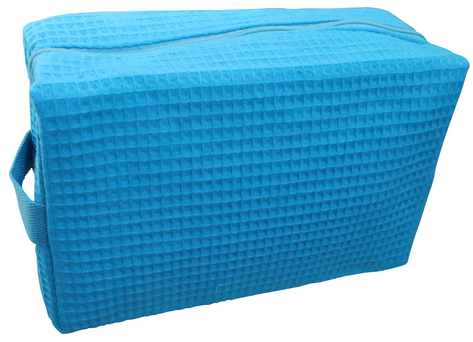 Tropical Blue Waffle Toiletry Bag