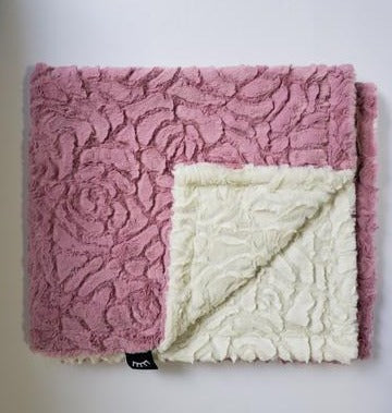 Rosey Pink Minky Blanket