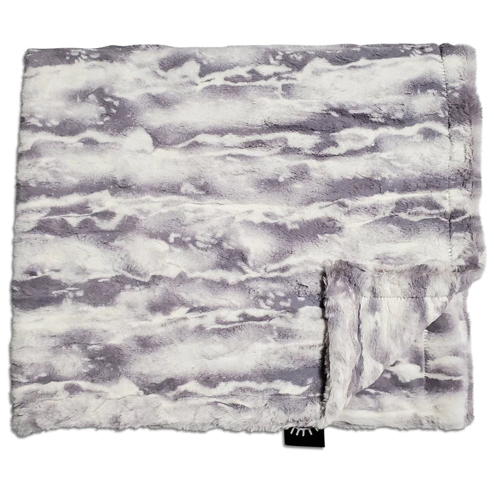 Marble Grey Minky Blanket