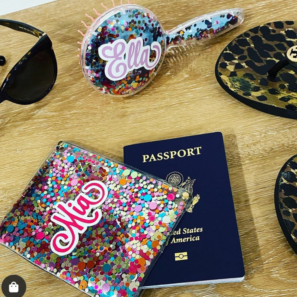 Confetti Passport Holder