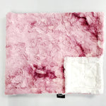 Smokey Raspberry Girls Minky Blanket