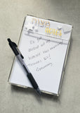 Lucite Notepad