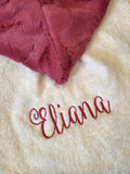 Fuchsia Minky Hooded Towel