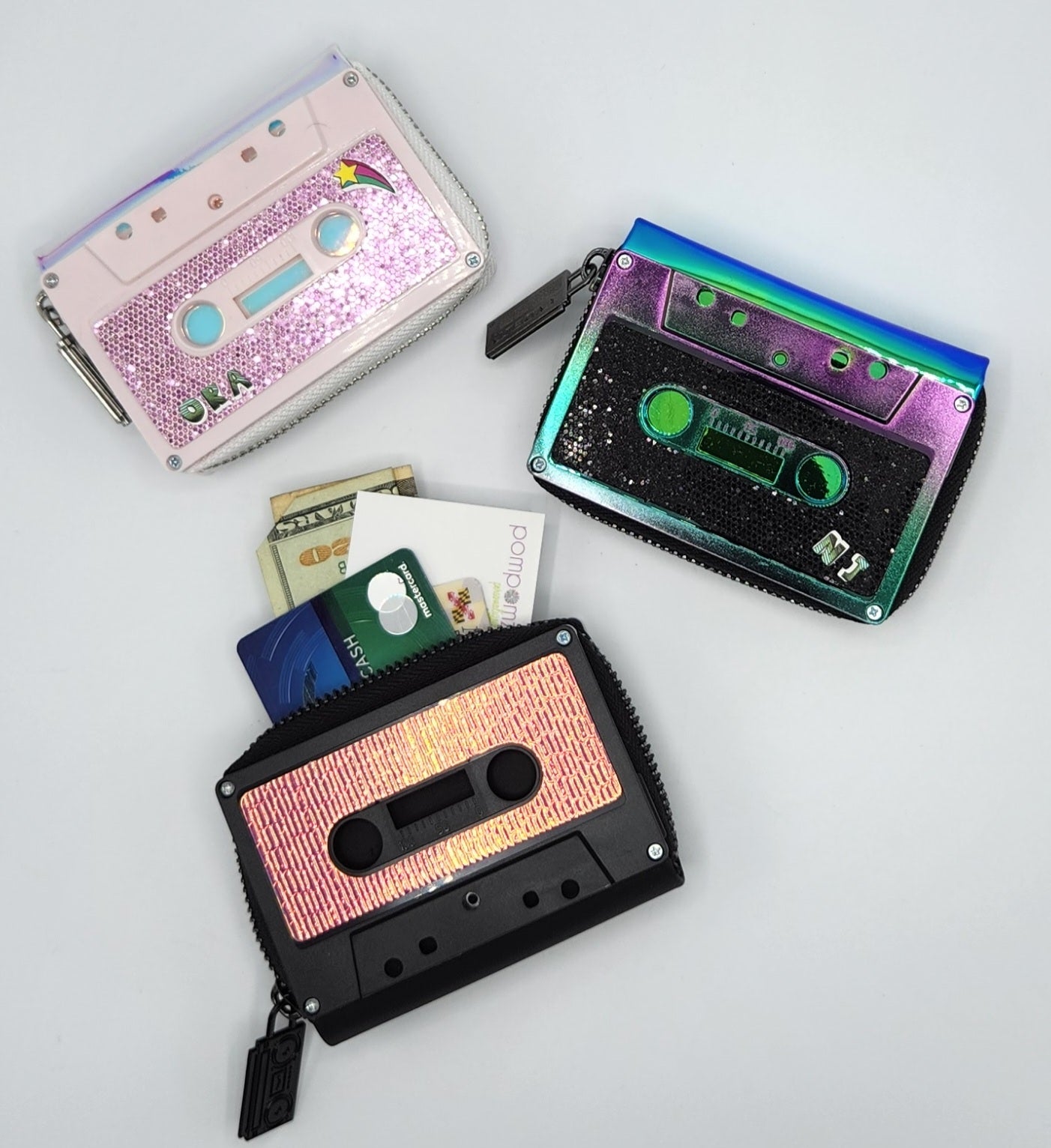 Rainbow Electro Retro Cassette Wallet