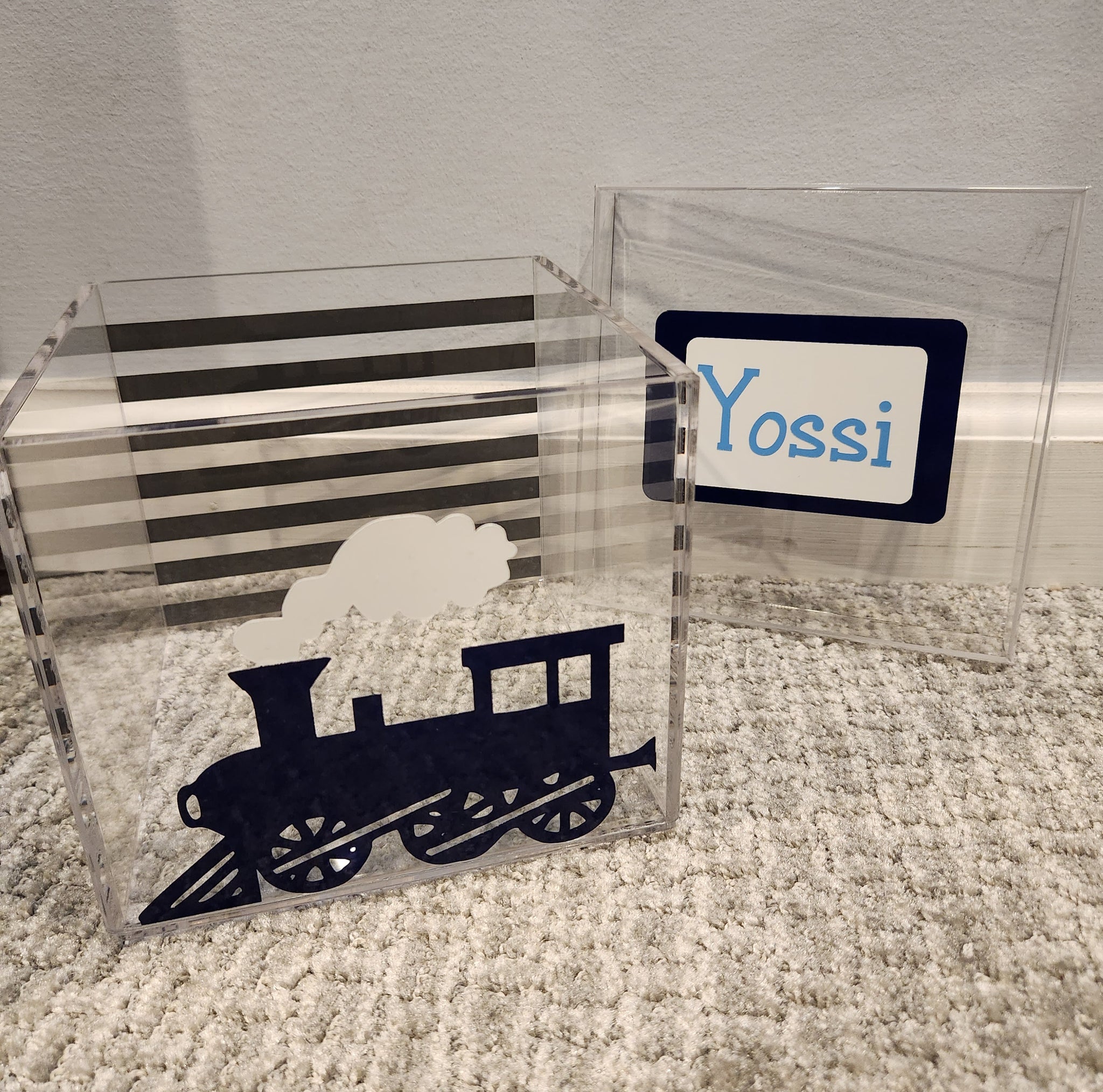 Train Lucite Box