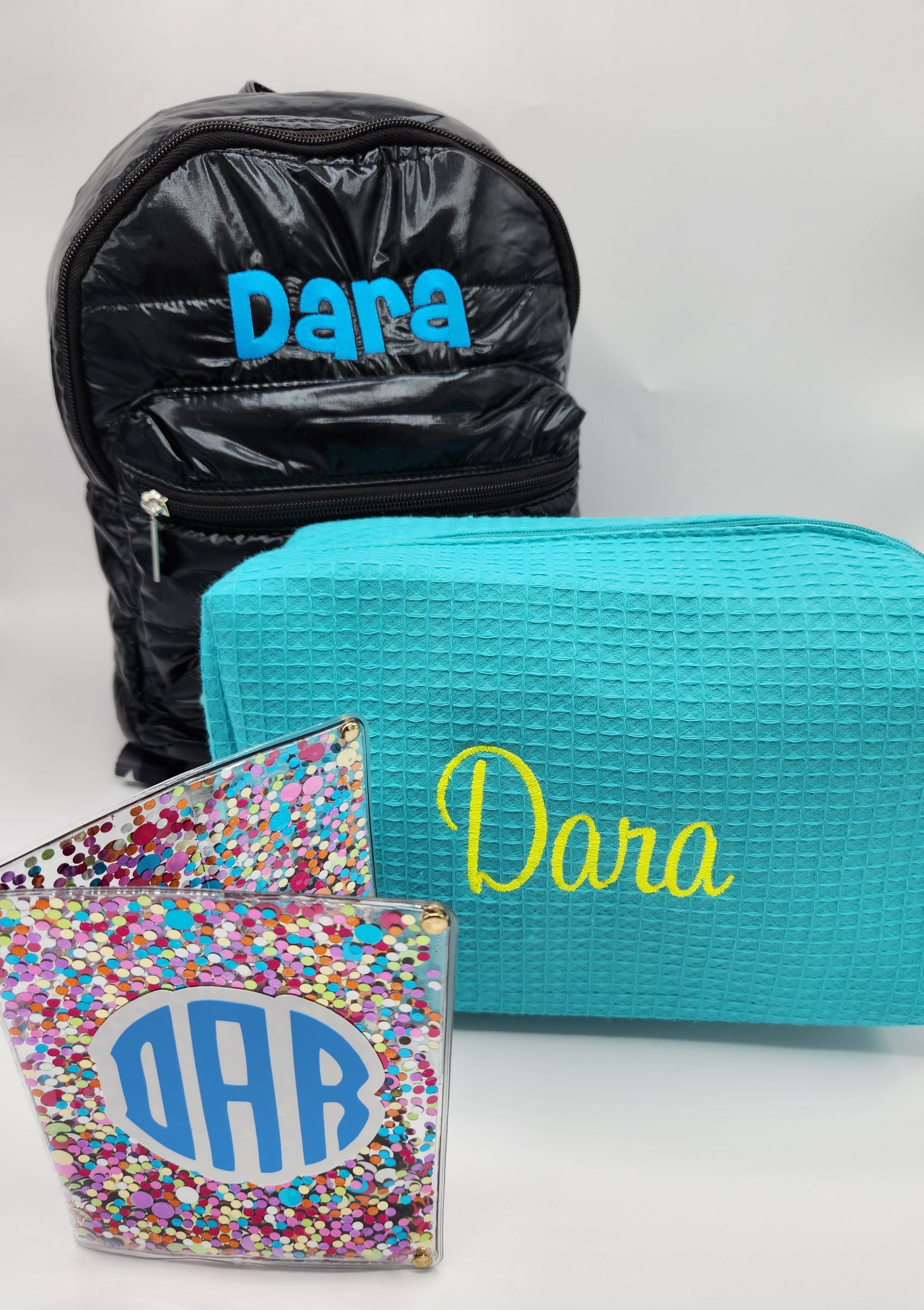 Teal Waffle Toiletry Bag