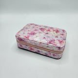 Pink Floral Mini Jewelry Case