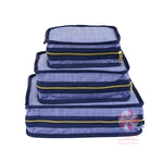 Blue Chambray Stacking Travel Set