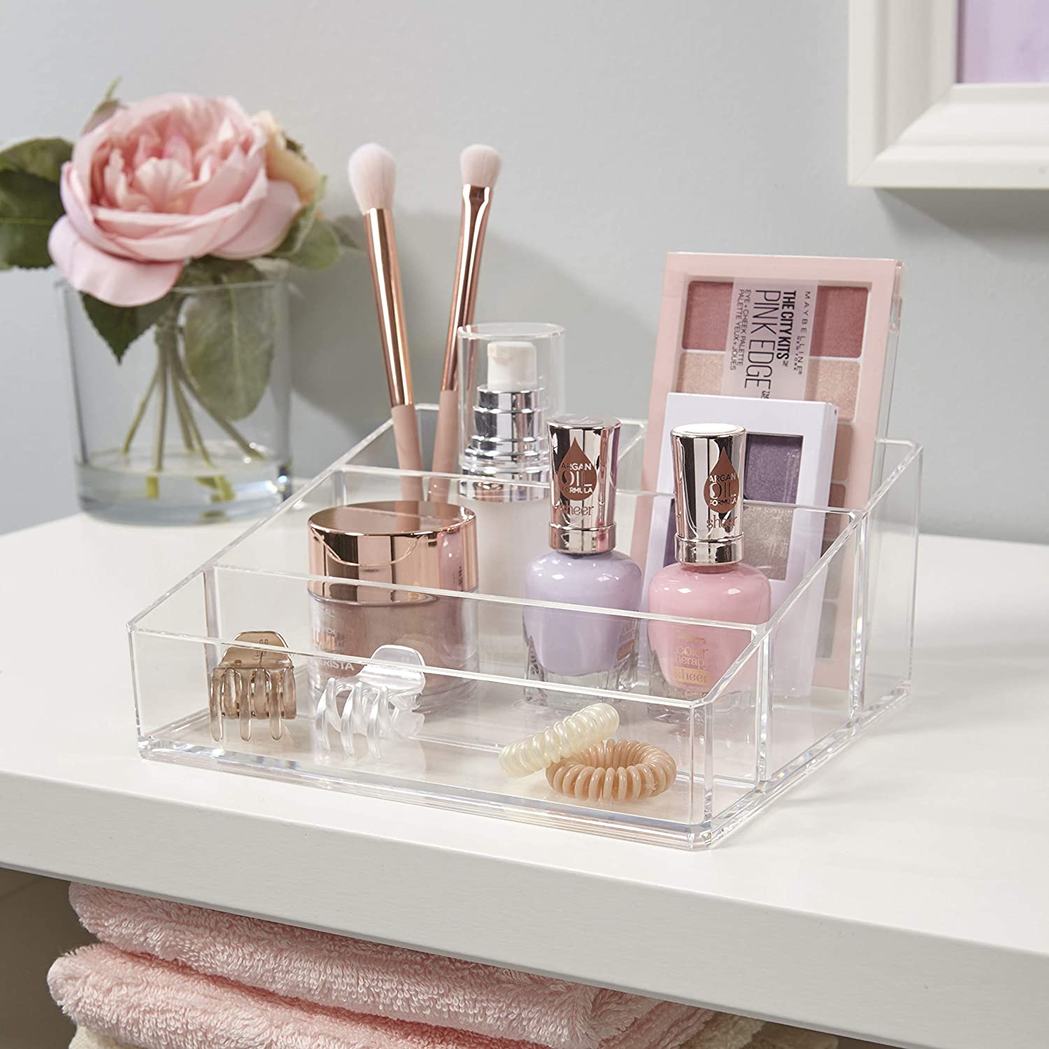 Lucite Makeup Organizer