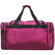 Hot Pink Glitter 23" Duffle Bag
