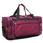 Hot Pink Glitter 23" Duffle Bag