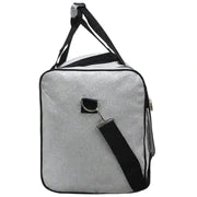 Silver Glitter Pocket Duffle Bag 23"