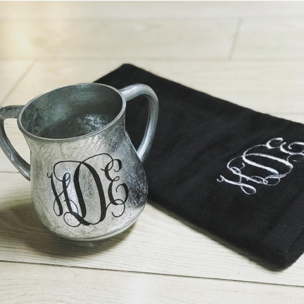 Black Hand Towel