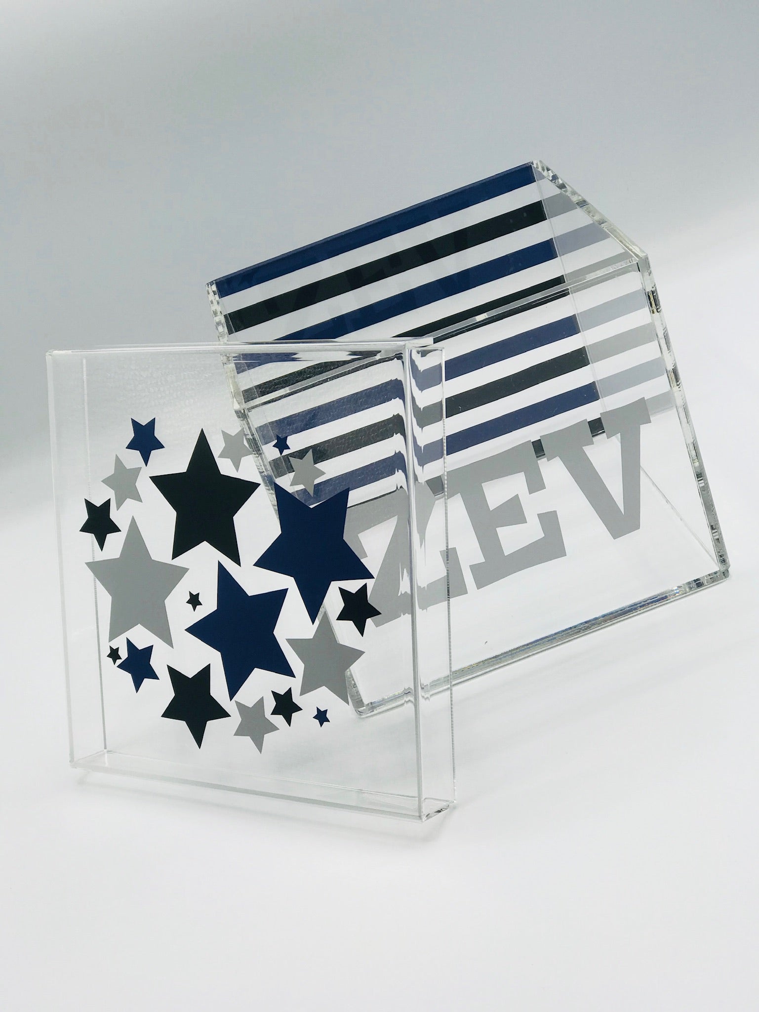 Stars and Stripes Lucite Box