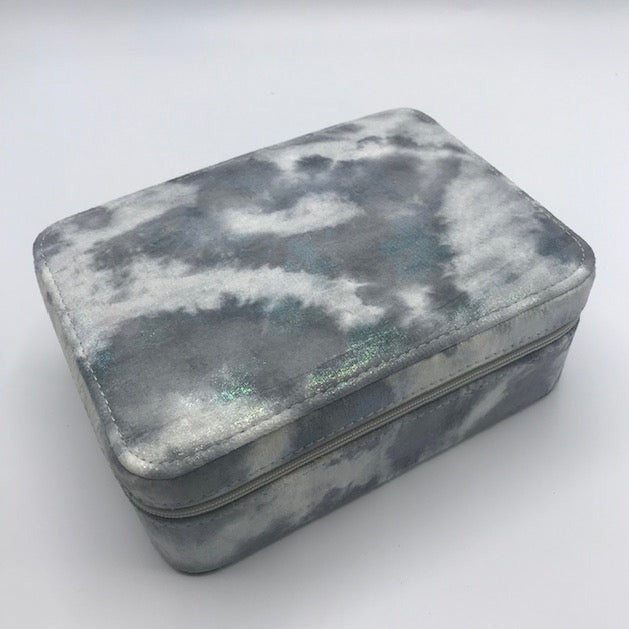 Black Tie Dye Jewelry Case