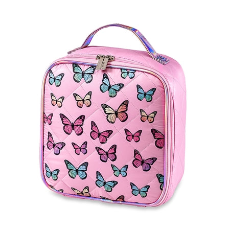 Puffer Lunch Box with Butterfly pattern