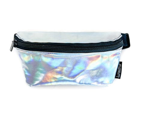 Metallic Silver Fanny Pack