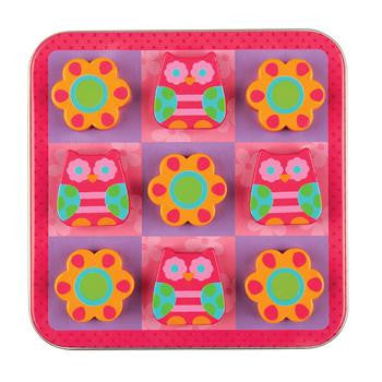 Magnetic Owl Tic Tac Toe