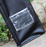Diagonal Black Leather Lulav Case