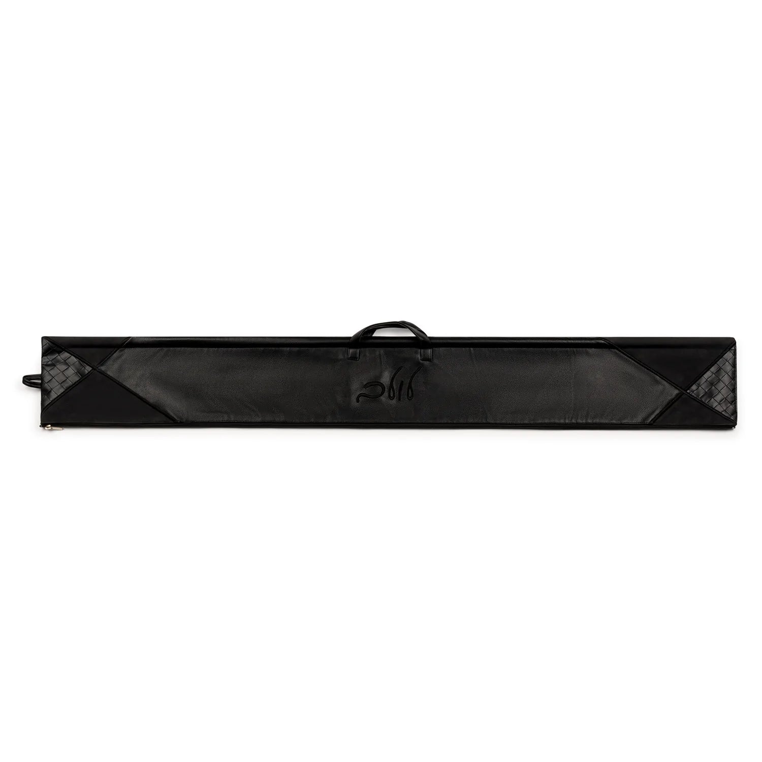 Diagonal Black Leather Lulav Case