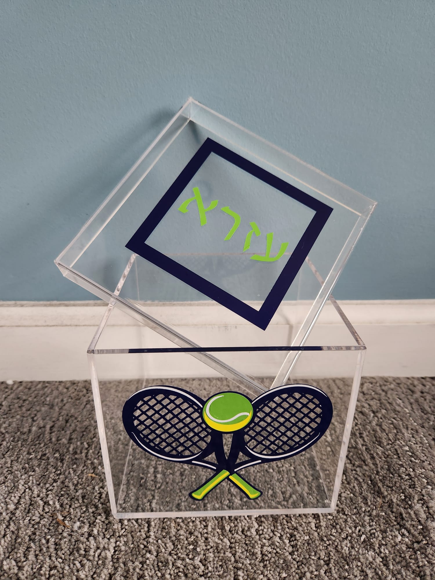 Tennis Lucite Box