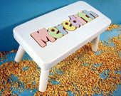 White Step Stool