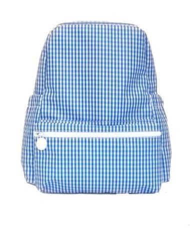 Blue Gingham Backpack