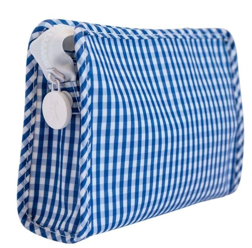 Blue Gingham Small Square Traveler