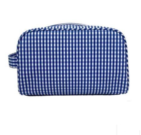 Blue Gingham Toiletry