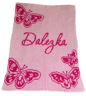 Butterfly Stroller Blanket