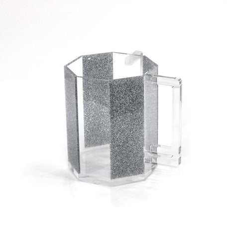 Silver Glitter Washing Cup
