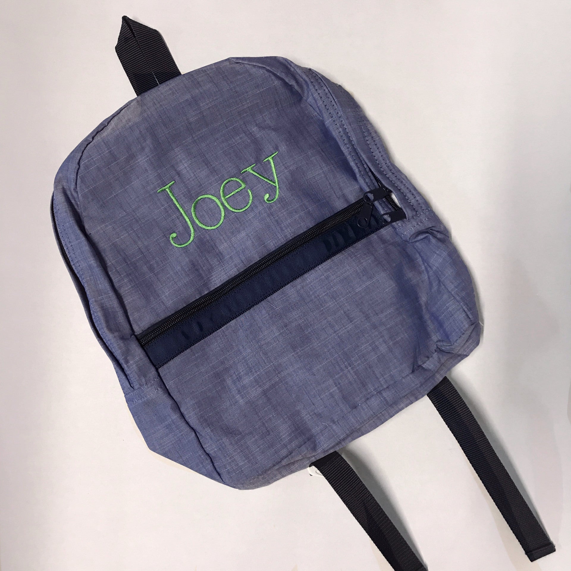 Blue Chambray Backpack