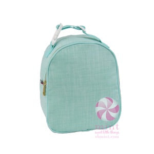 Mint Chambray Lunchbox