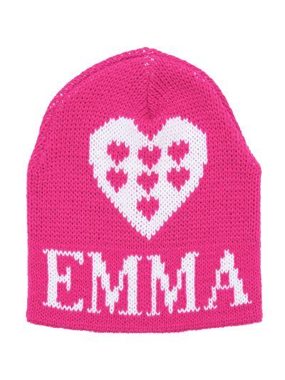 Heart on heart hat