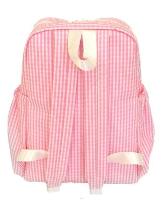 Pink Gingham Backpack