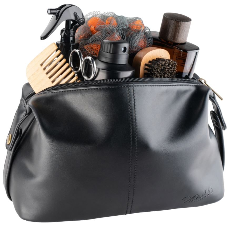 Mens Black Toiletry Bag